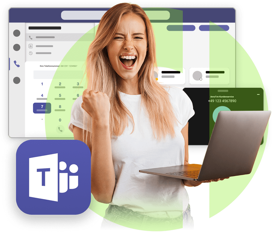 Teams Telefonie für Ihre Unternehmenstelefonie