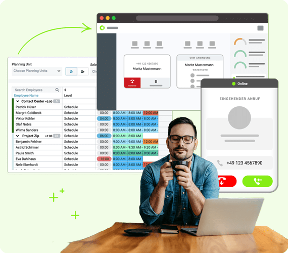 Seelenfrieden für Sales & Service: Dank Cloud ACD mit WFM Anbindung haben Sie alles im Griff