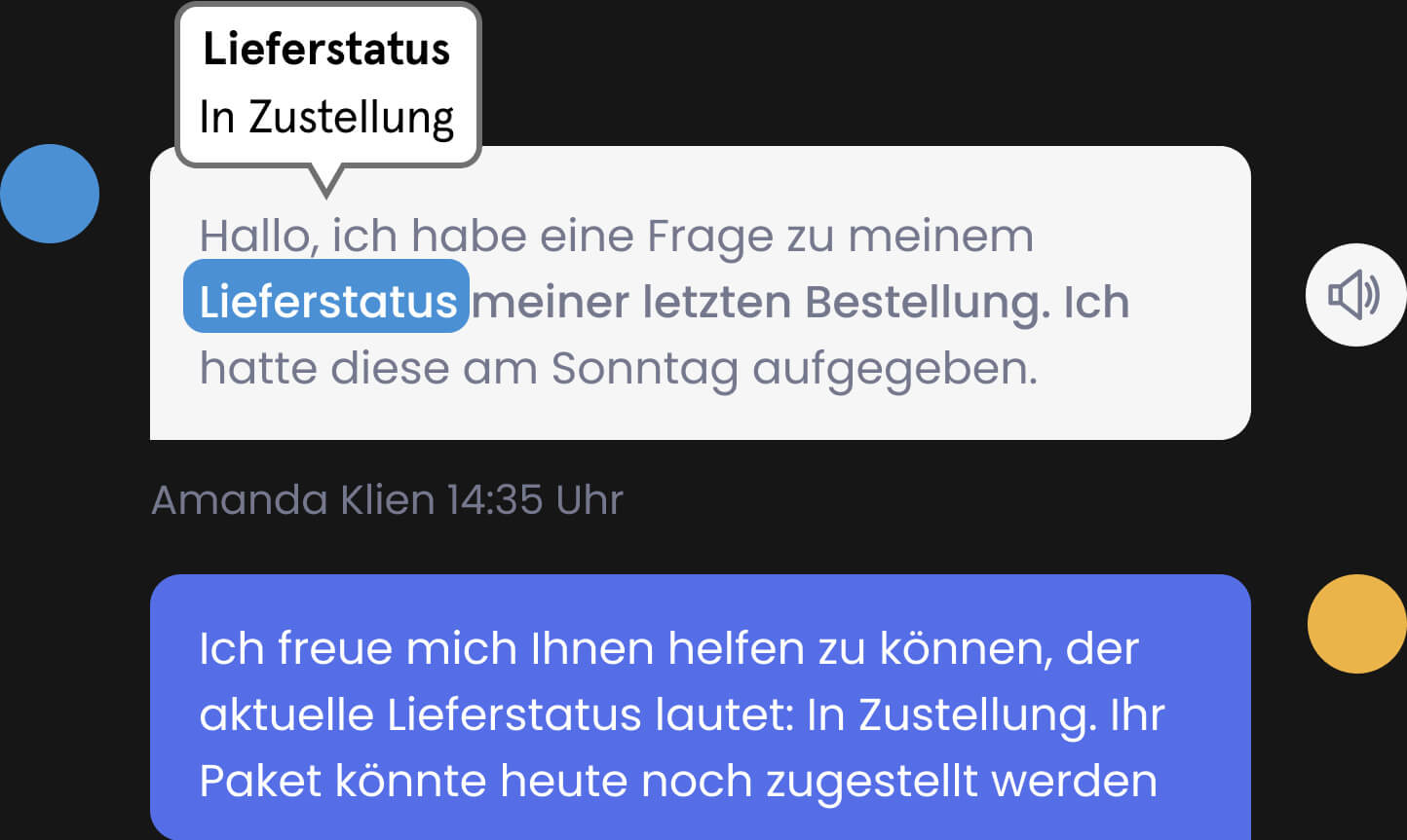 Der Bot agiert selbstständig